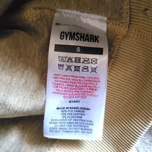 GymShark Adapt Tan Camo Seamless Sports Bra Legging Set Womens Small - Picture 5 of 12